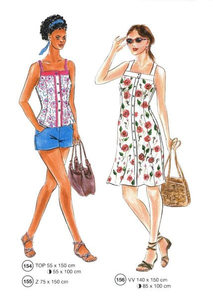 Lutterloh System sewing pattern — custom-fit fashion design 14 from Supplement 281