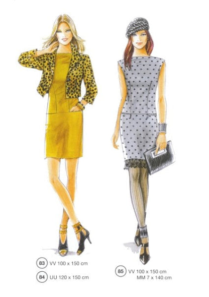 Lutterloh System sewing pattern — custom-fit fashion design 2 from Supplement 284