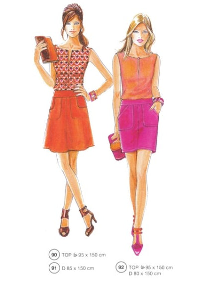 Lutterloh System sewing pattern — custom-fit fashion design 5 from Supplement 284