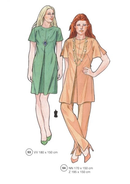 Lutterloh System sewing pattern — custom-fit fashion design 6 from Supplement 284