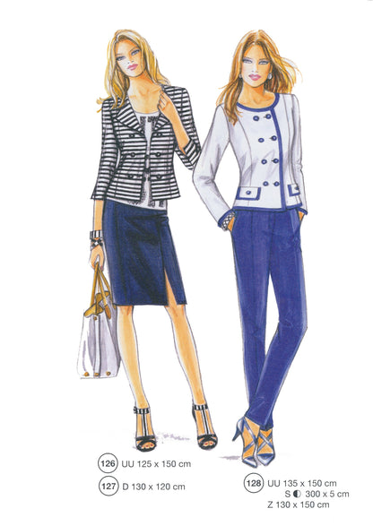 Lutterloh System sewing pattern — custom-fit fashion design 3 from Supplement 294