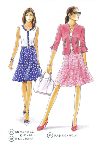 Lutterloh System sewing pattern — custom-fit fashion design 5 from Supplement 293