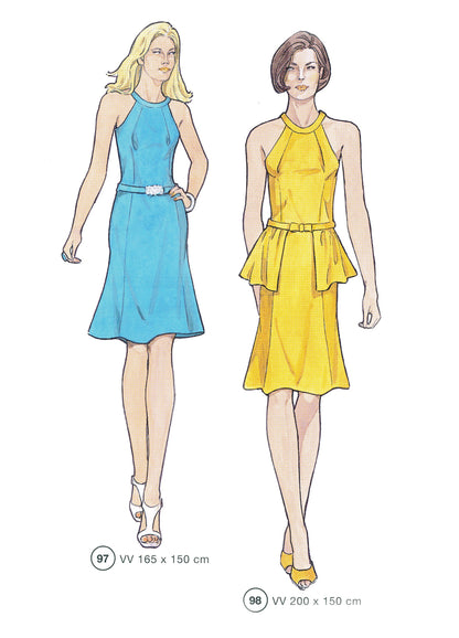 Lutterloh System sewing pattern — custom-fit fashion design 7 from Supplement 293
