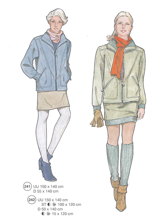 Lutterloh System sewing pattern — custom-fit fashion design 1 from Supplement 295