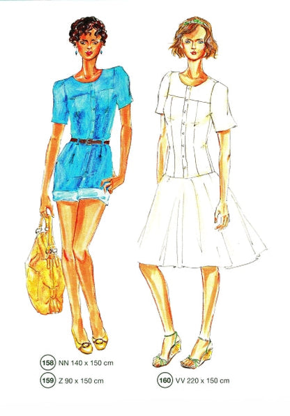 Lutterloh System sewing pattern — custom-fit fashion design 16 from Supplement 288